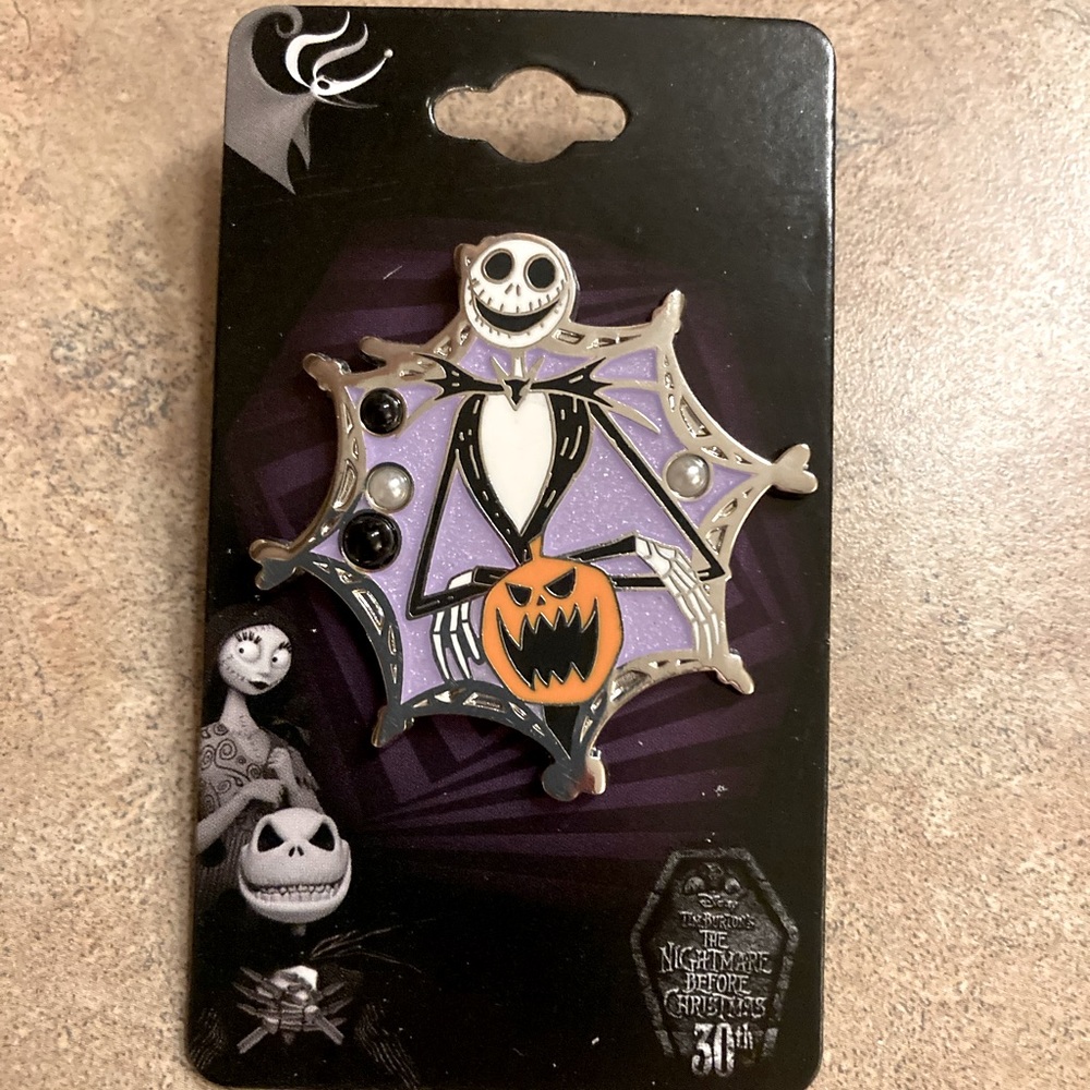 Nightmare Before Christmas Jack Skellington Pin BNWT